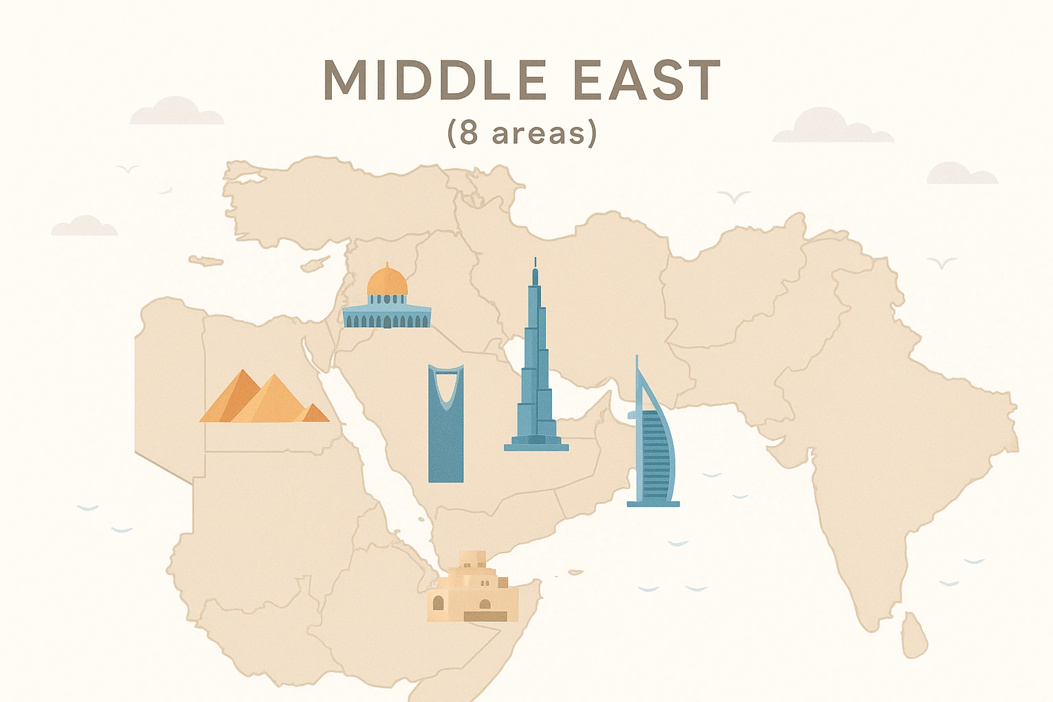 Middle East(8 Areas) landscape