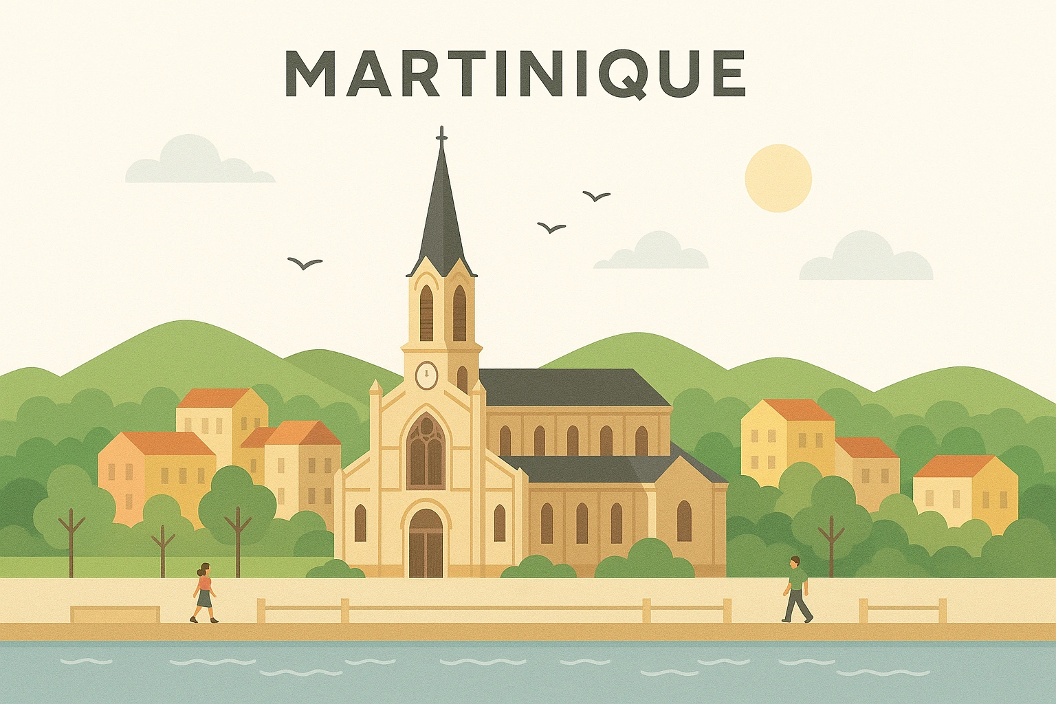 Martinique landscape