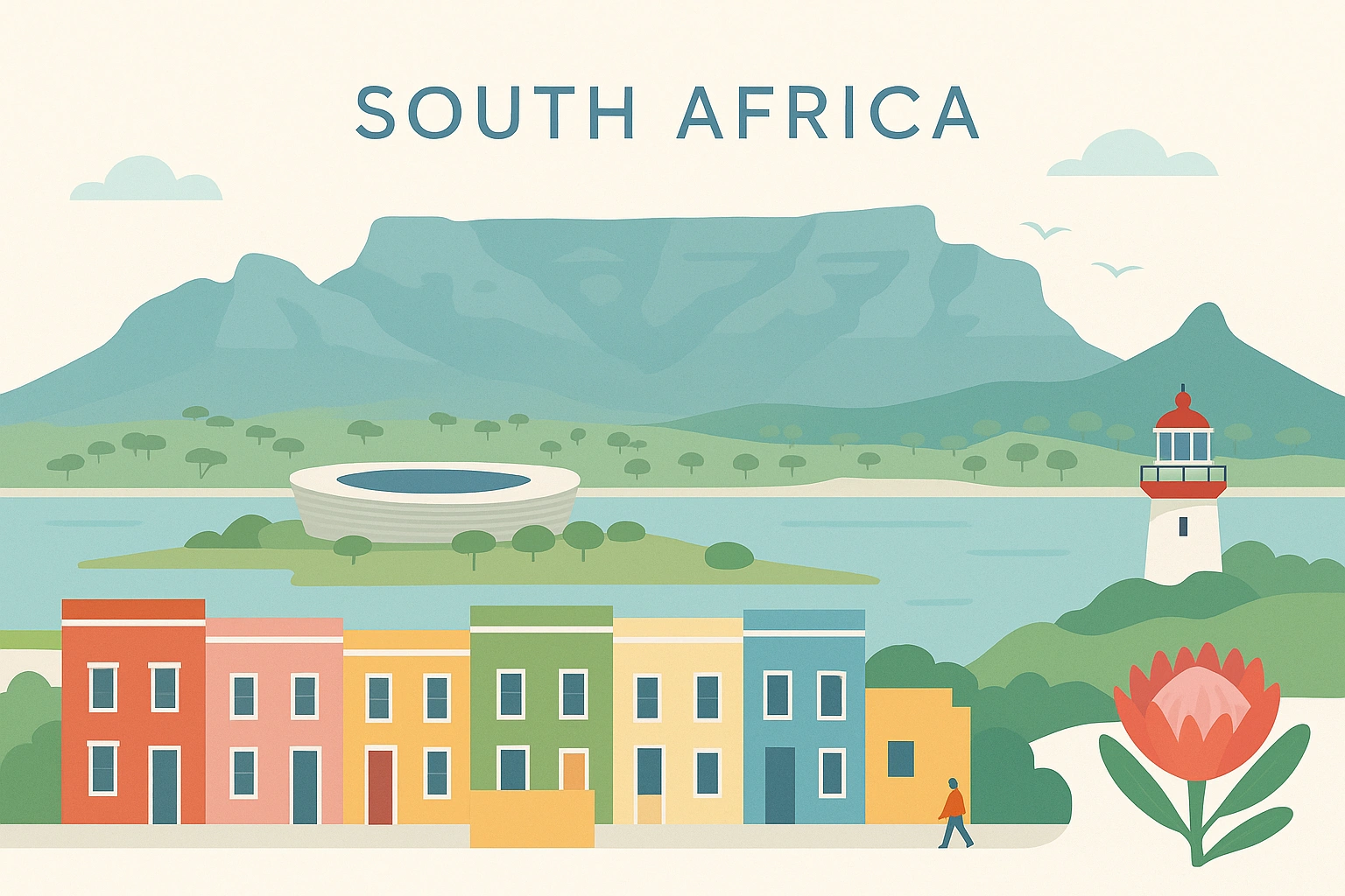 South Africa landscape